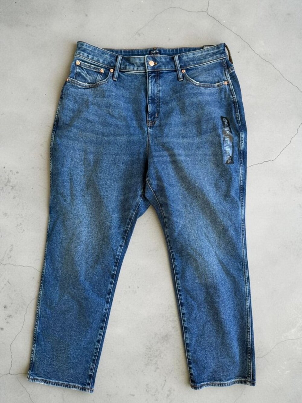 J CREW Women’s Curvy Classic Vintage Jeans Size 35 NEW NWT